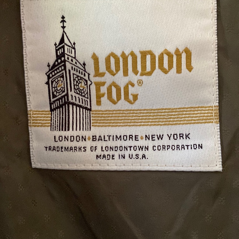 Full body London fog coat